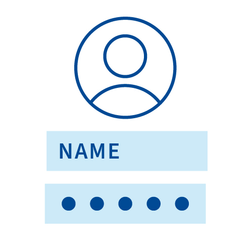 Anmeldung Patientenportal Illustration Anmeldung Patientenportal