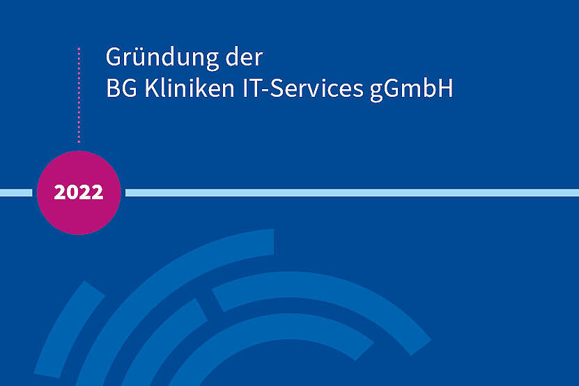 2022: Gründung der BG Kliniken IT-Services gGmbH