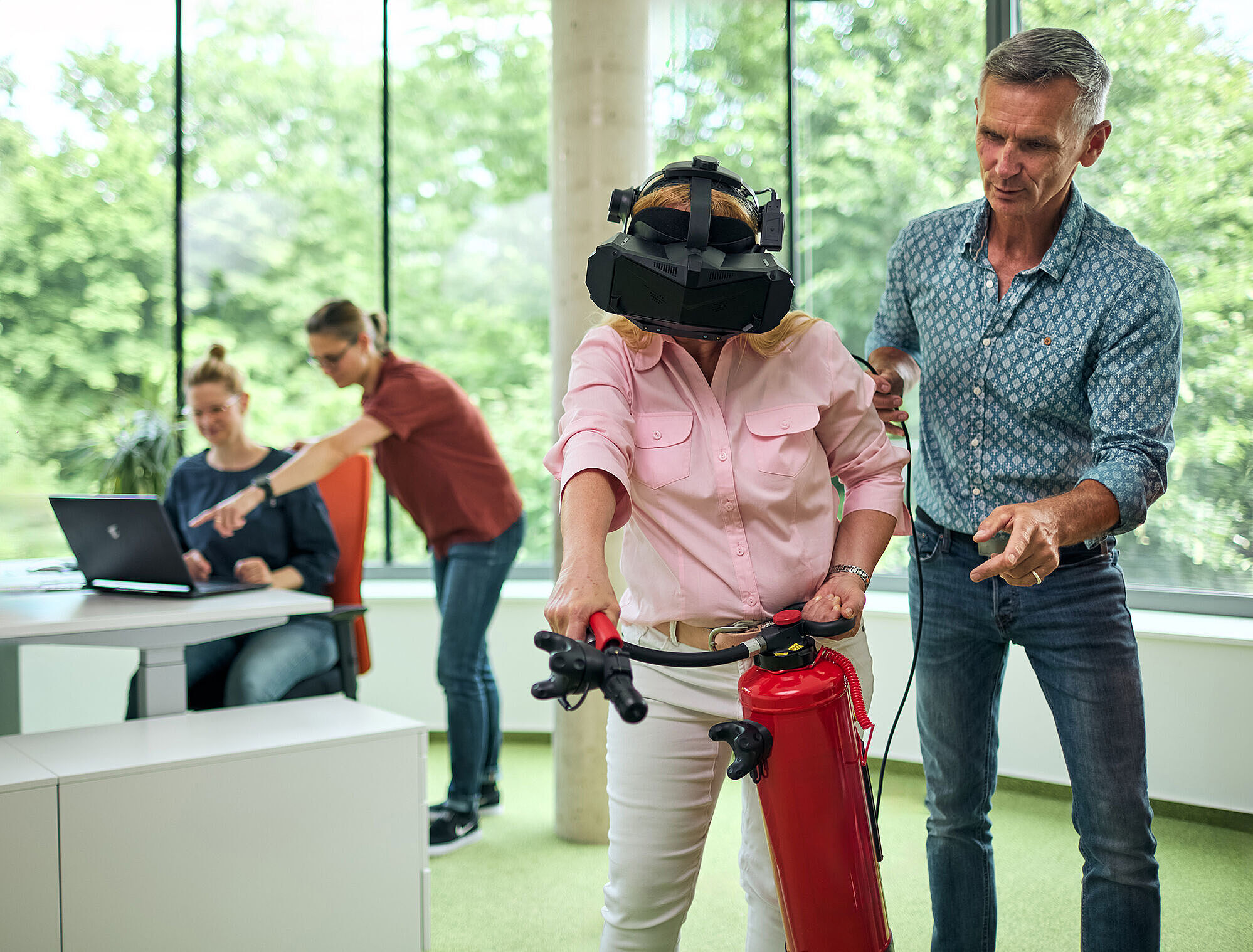 VR-Feuerlöschtraining 1