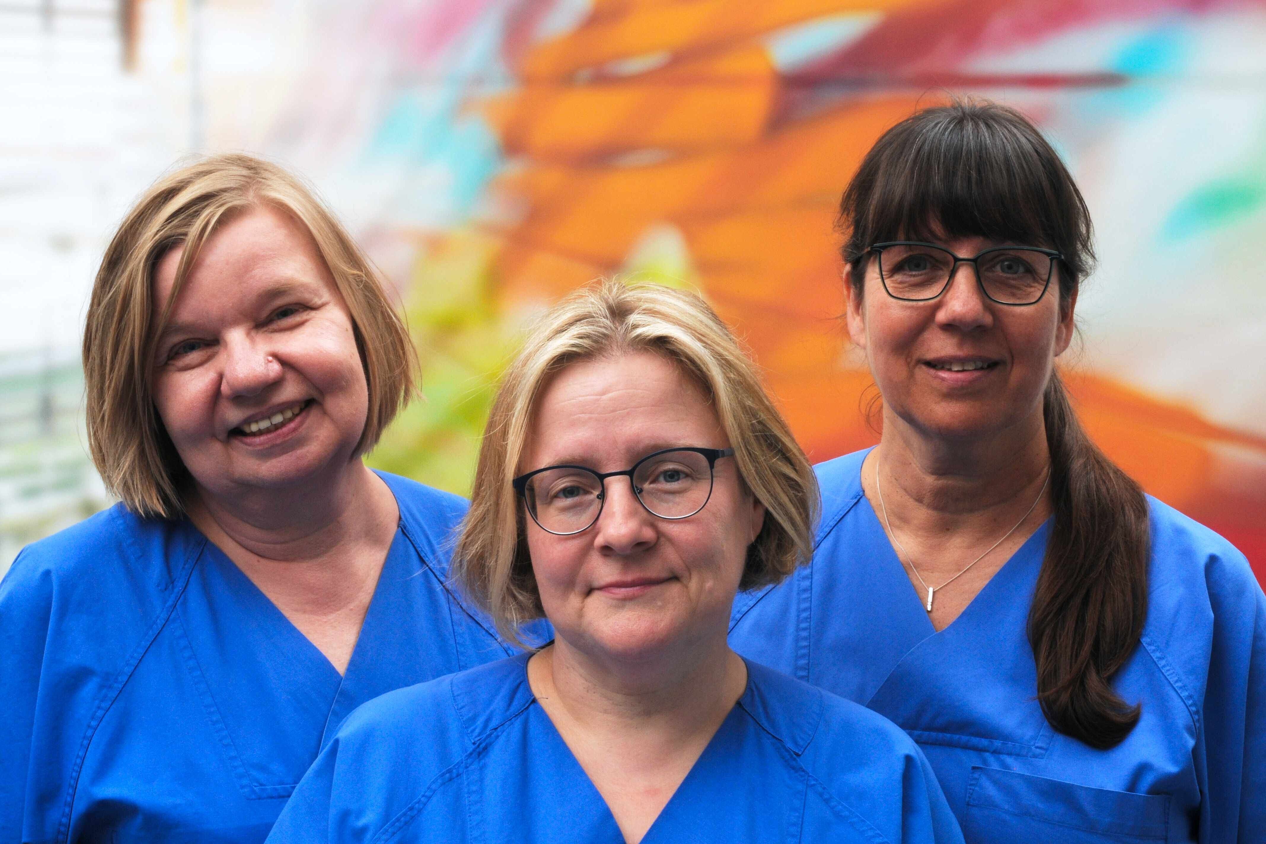 Das Team der Akutschmerztherapie im Bergmannsheil. Das Team der Akutschmerztherapie im Bergmannsheil.