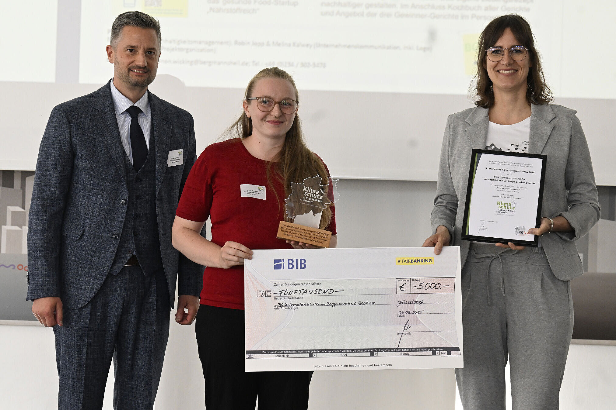 Bergmannsheil gewinnt Krankenhaus-Klimaschutzpreis