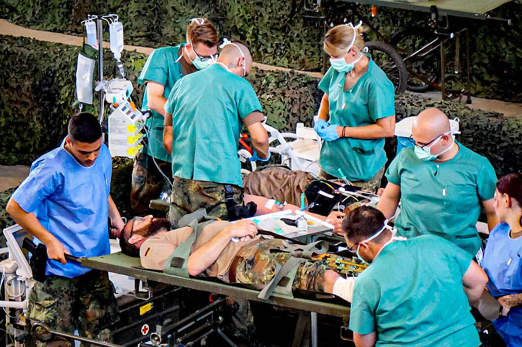 Informations- und Lehrübung des Sanitätsdienstes der Bundeswehr